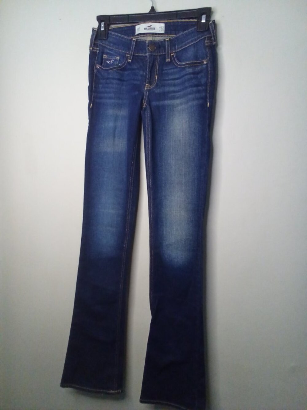 Hollister Jeans Women Juniors 00R 00 23 x 33 Blue - Picture 2 of 15